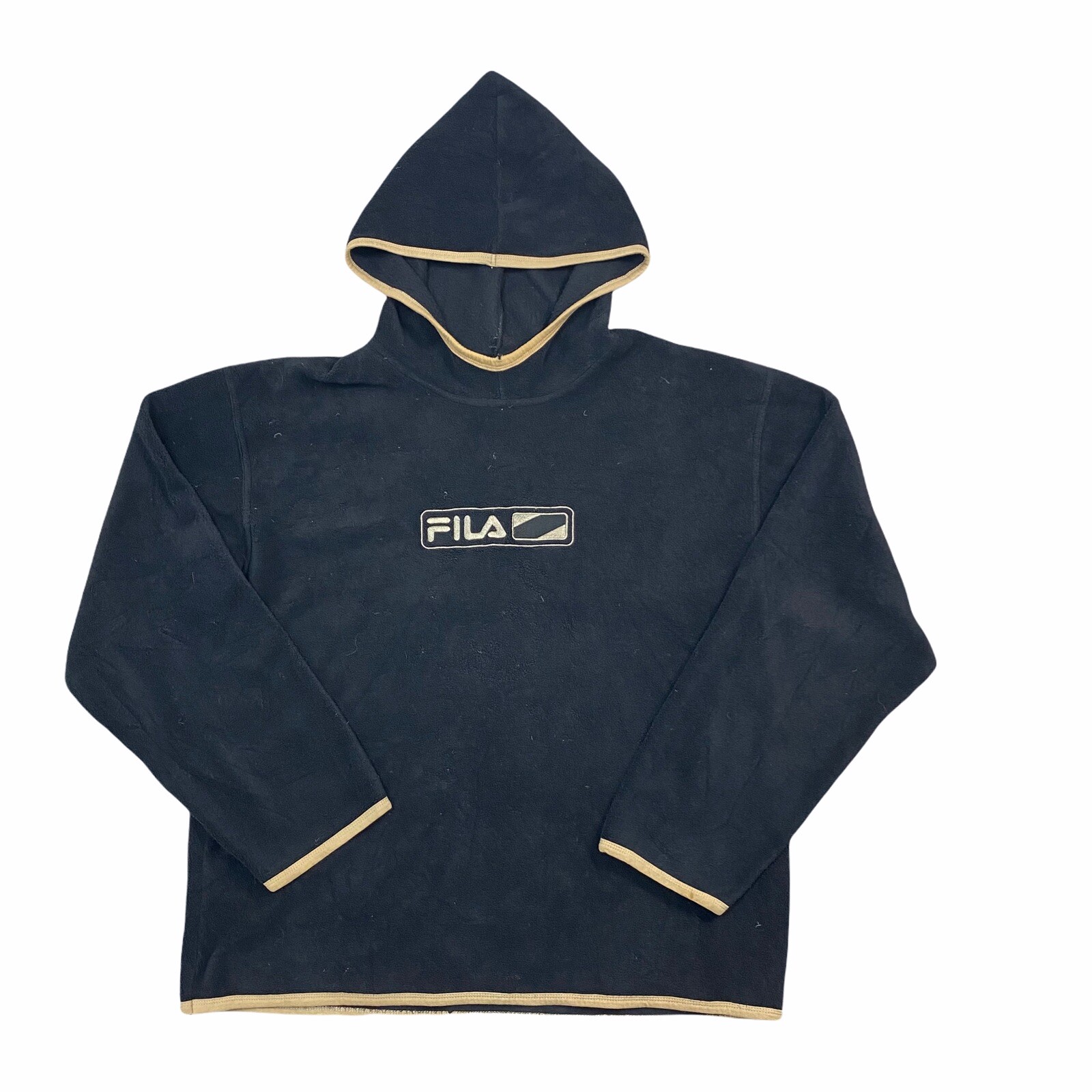 VINTAGE FILA MENS 90s BIG LOGO BLACK 