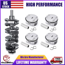 Crankshaft 12578164 Std W Pistons Rings Kit For Chevy Gmc Buick Ecotec 2.4l