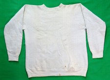 Towncraft Penneys Vintage Sweatshirt 1970's All Cotton Blank Beige Worn In