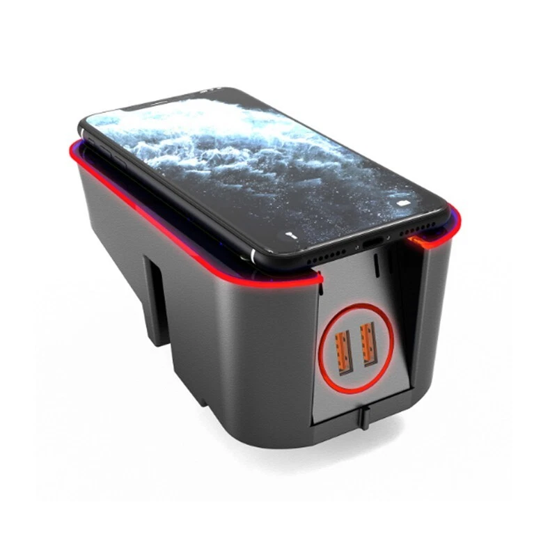 Car wireless charging pad fast for Volvo xc60 xc90 v60 v90 s90 s60 Charging Plat - Image 4 of 4