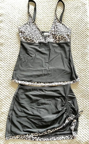 ملابس السباحة Temu Cheetah Tankini - حجم صغير