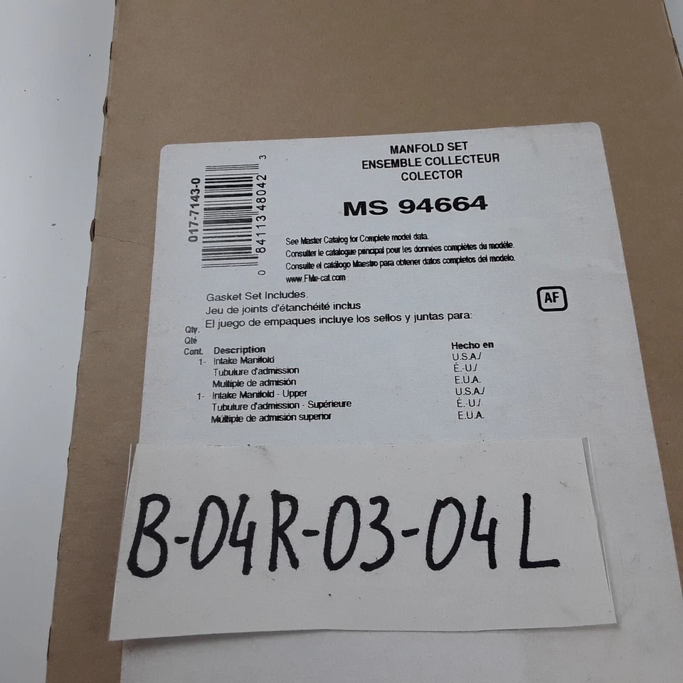 Juego de juntas de colector de admisión de motor para Honda Accord 1990-1993 Prelude 1992-1996 Foto 4 de 4