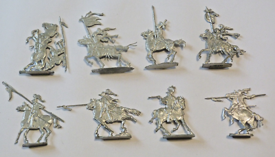 Lot De 61 Figurines Plates En étain - Lansquenets Allemands, Peintes Main, échelle 30mm, Allemagne