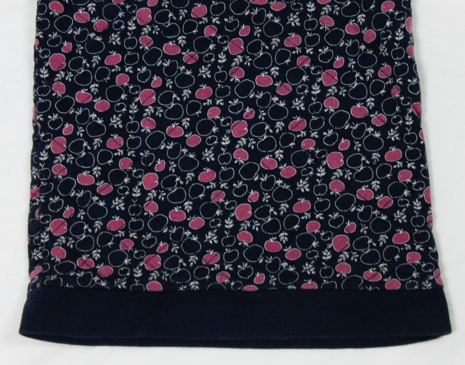 BabyGap Girls Size 5 Toddler Navy Blue Purple Fruit Pattern Pullover Sweater image 3