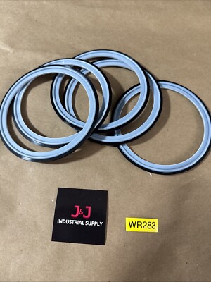 New Lot Of 5 4'' PTFE/EPDM Tuf-Flex Clamp Gasket A40MPGR-TF-400-E Warranty 