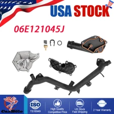 Engine Cooling System w/ Pump Thermostat Kit For Audi Quattro A4 A5 Q5 3.2L V6