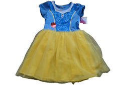 NEW GIRLS PRINCESS SNOW WHITE COSTUME COSPLAY DRESS SIZE LARGE 10-12