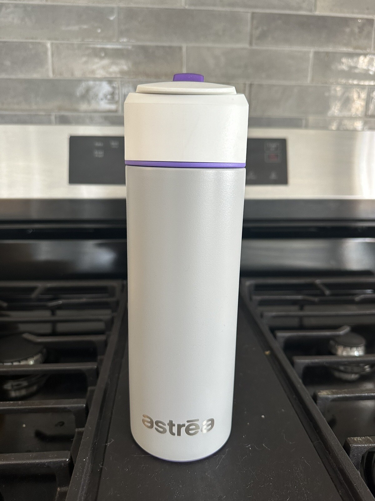 Astrea ONE Filtering Water Bottle - Grey Insulated 20oz - NEW