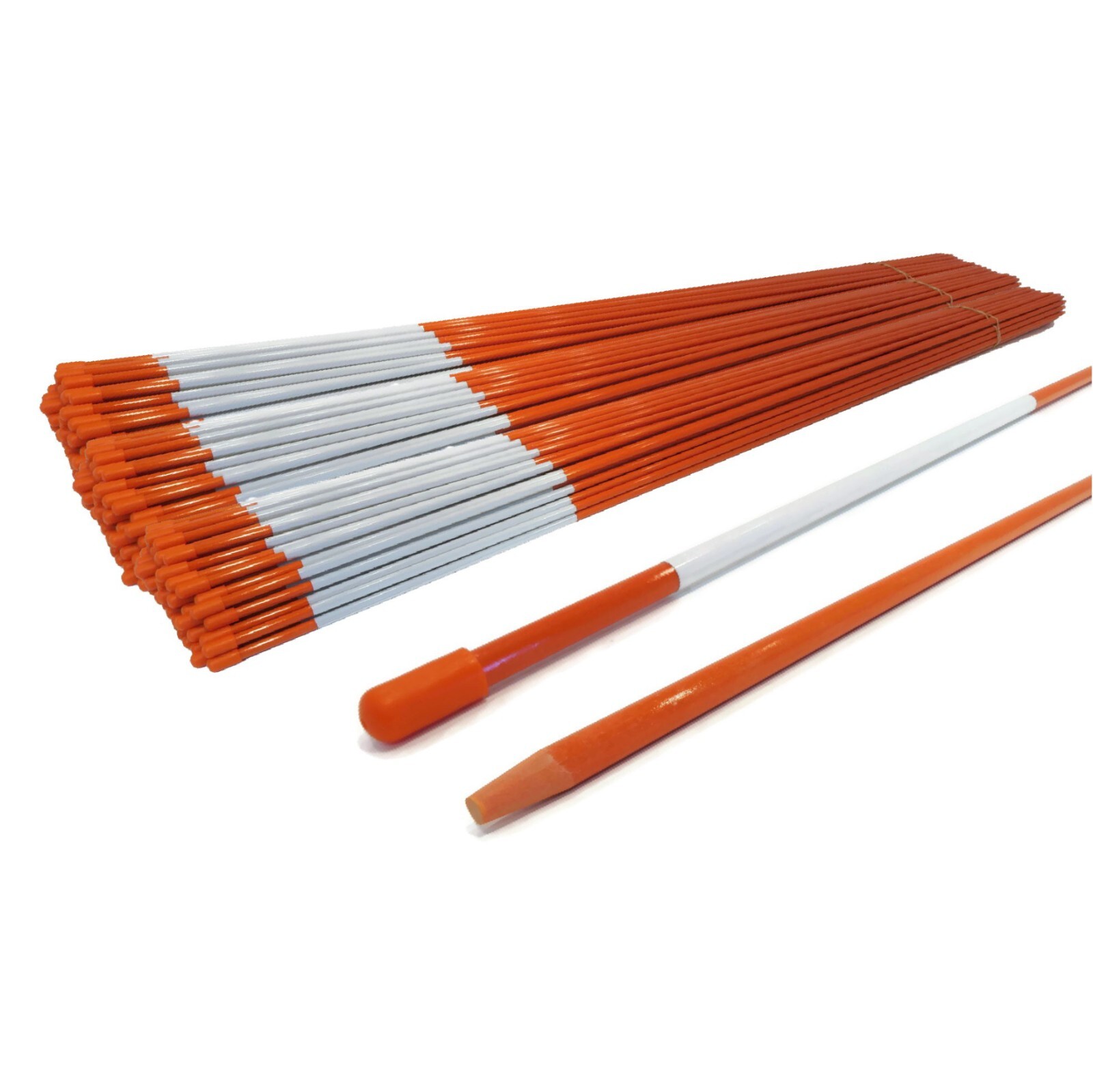 Rod For Visibility When Snow Plowing