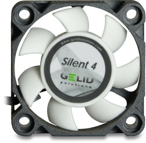 2 x Gelid Solutions Silent 4 PC Fans 4cm 40mm 4200RPM Quiet 24Hr RM Del x 2 Pack - Image 2 of 4