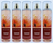 5 Bath  Body Works COPPER FIELDS Fine Fragrance Mist Body Spray 8 oz