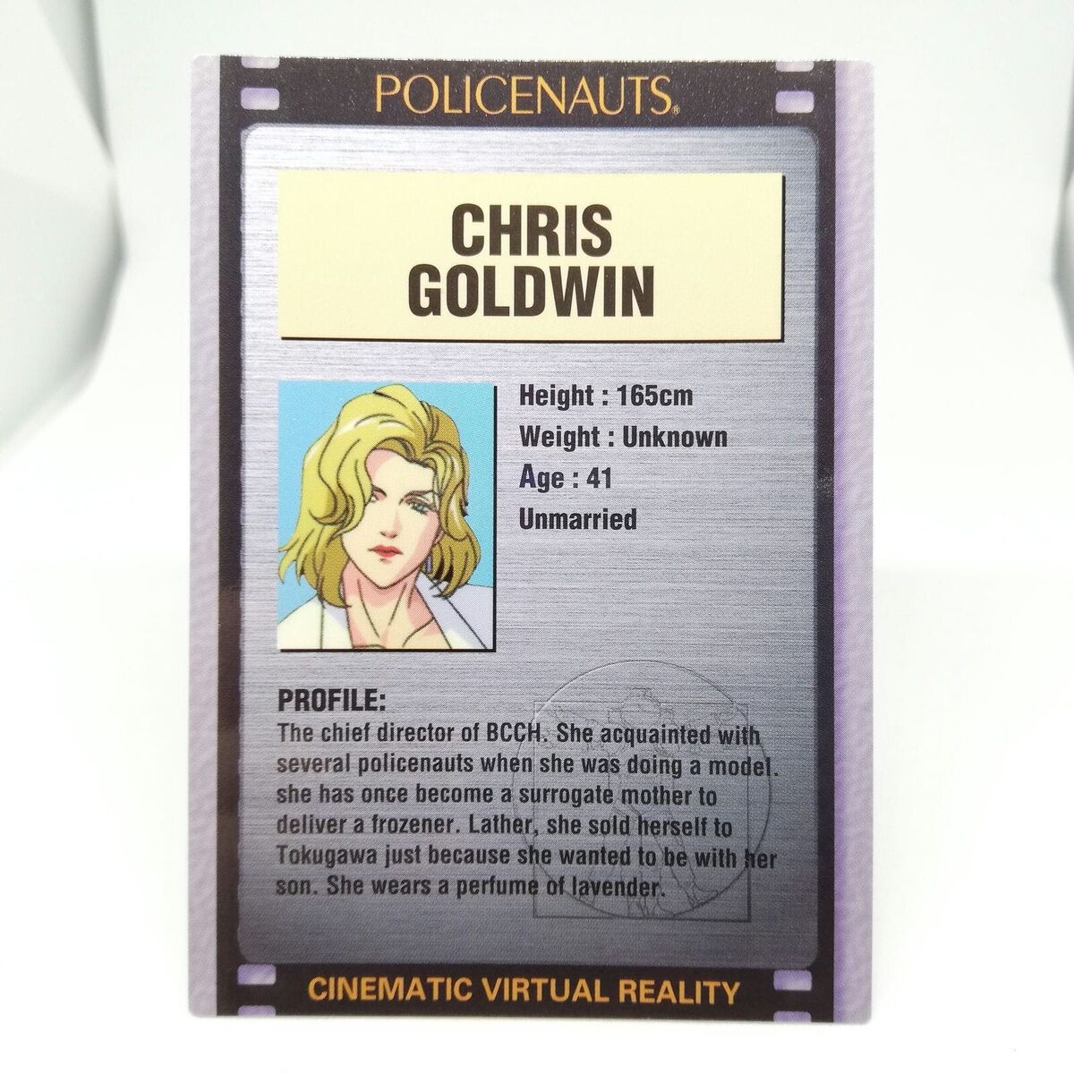 055 Chris Anna Mark Puzzle Card POLICENAUTS KONAMI HIDEO 055 Chris Anna Mark Puzzle Card POLICENAUTS KONAMI HIDEO