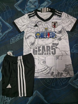 Japan Soccer Jersey Anime Gear 5 One Piece Luffy Edition Kids