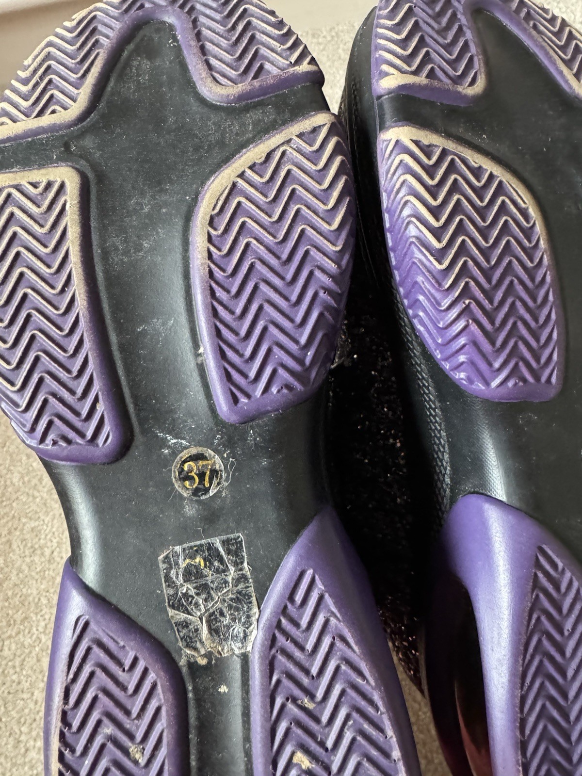 Irregular Choice Black Glitter Platform Trainers.… - image 7