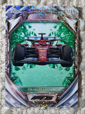 2025 Topps Chrome Formula F1 #D75-23 Charles Leclerc Diamond Anniv Green 91/99