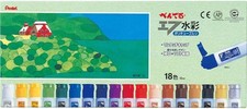 Pentel Paint F Watercolor WFC1-18 Polytube 18 Colors