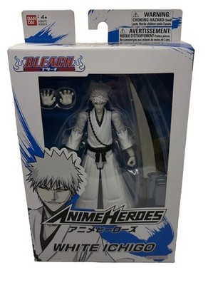 Anime Heroes Bleach WHITE ICHIGO 6'' Action Figure New Bandai