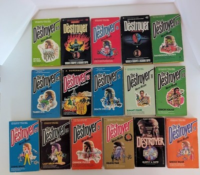 The Destroyer Lot 16 Vintage PBs Warren Murphy Richard Sapir 1980s