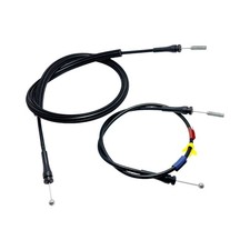 Extended Cab Rear Door Upper Lower Latch Lock Cable Set For 19992007 F250