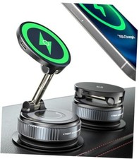 15W Wireless Charger Magnetic Car Phone Holder Vacuum Car Charger Mount