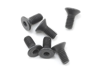 TEAM ASSOCIATED ASC4675 FLAT HEAD CAP SCREW M2.5X6MM 10PC E32
