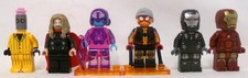 Lego Super Heroes Minifigure Lot Sun-spider Iron Man War Machine Thor