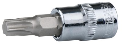 KS TOOLS 1/4'' CHROMEplus Bit-Stecknuss Torx, T27