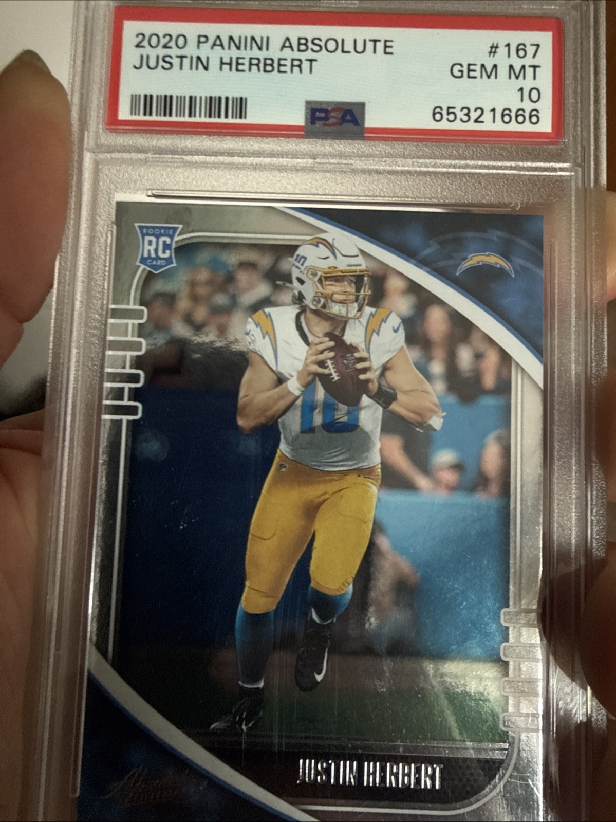 2020 Panini Absolute - Rookie Justin Herbert #167 (RC)