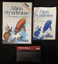 Alien Syndrome (Sega Master System) Cib Complete - Tested