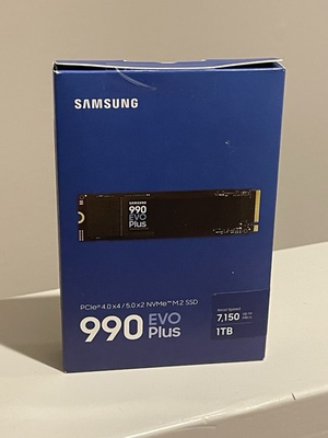 #ad Samsung 990 EVO Plus M.2 NVMe PCIe 4.0 5.0 SSD 1TB Black 7150MB s Read Speed $179.00