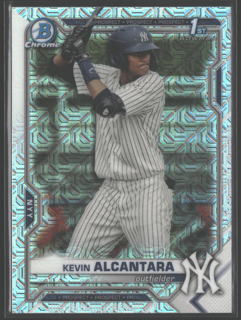 2021 Bowman #BCP-97 Kevin Alcantara Chrome Prospects Mojo Refractor