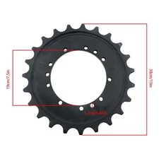 LABLT 1032265 Track Sprocket For John Deere 27D 35G For Komatsu PC27MR2 PC27MR3