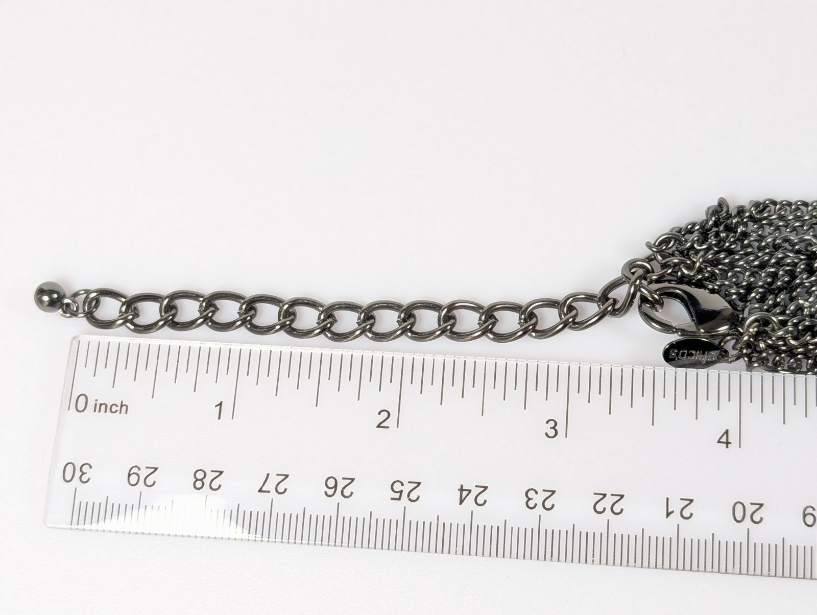 Chico's Bold Metallic Statement Chunky Necklace W… - image 5