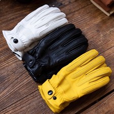 Red Tornado Motorcycle Riding Leather Touch Screen Autumn and Winter Gloves