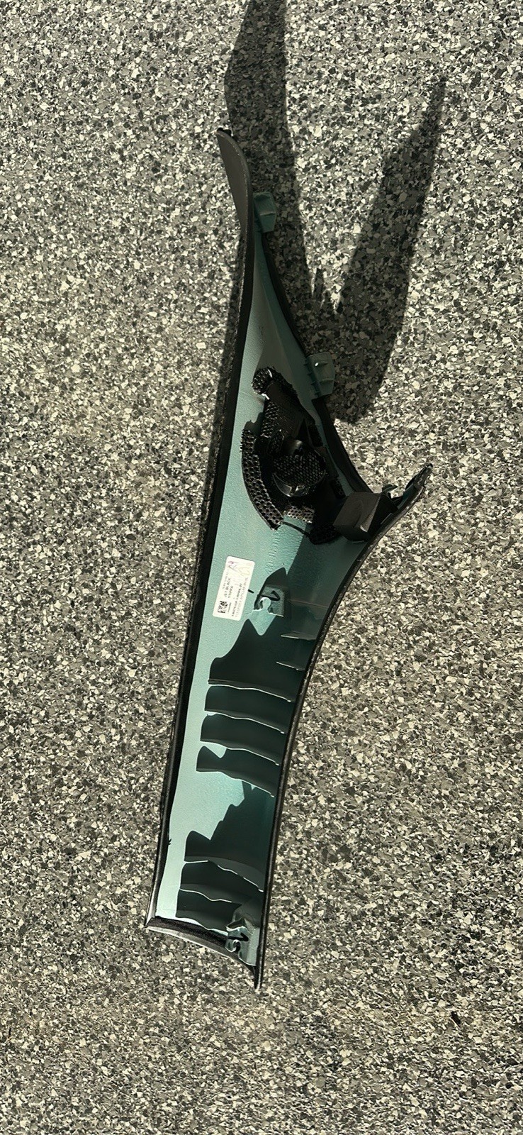 McLaren 570S Spider OEM A-pillar trim (RH) – Jet Black Nappa MSG FOR QUESTIONS
