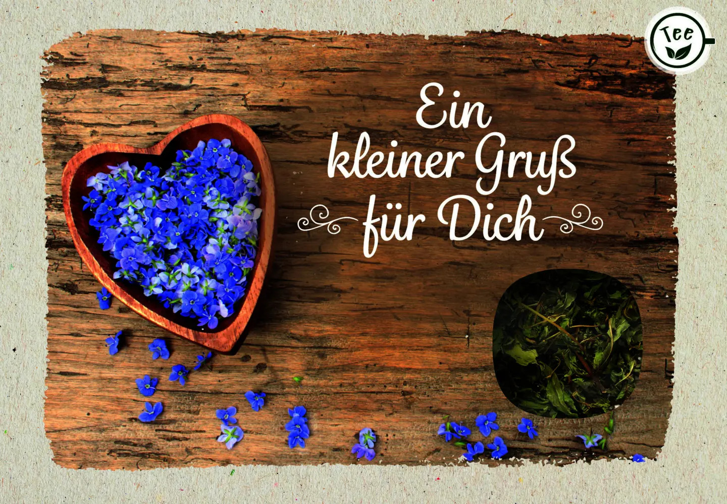Ein kleiner Gruß für Dich | Teekarte mit Sichtfenster | Nonbook | 2024 - Bild 3