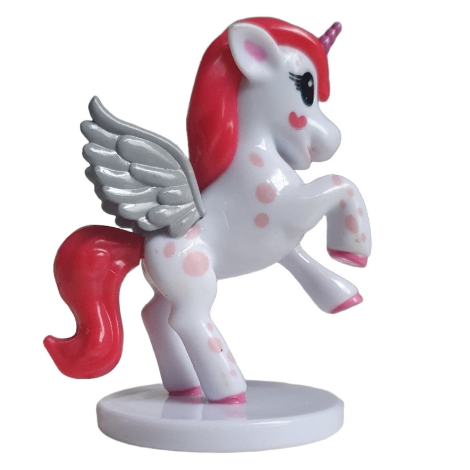 Unicorn Birthday Cake Topper Figurine Plastic Unicorn Cake Decoration 8x6.5cm