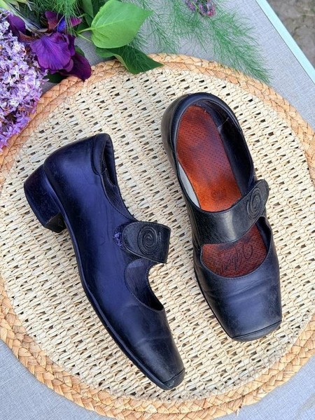 Women Vabeene Heels Black Leather 37