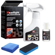 Automotive Headlight Restoration Kit for Oxidized and Yellowed Headlamps - Refur