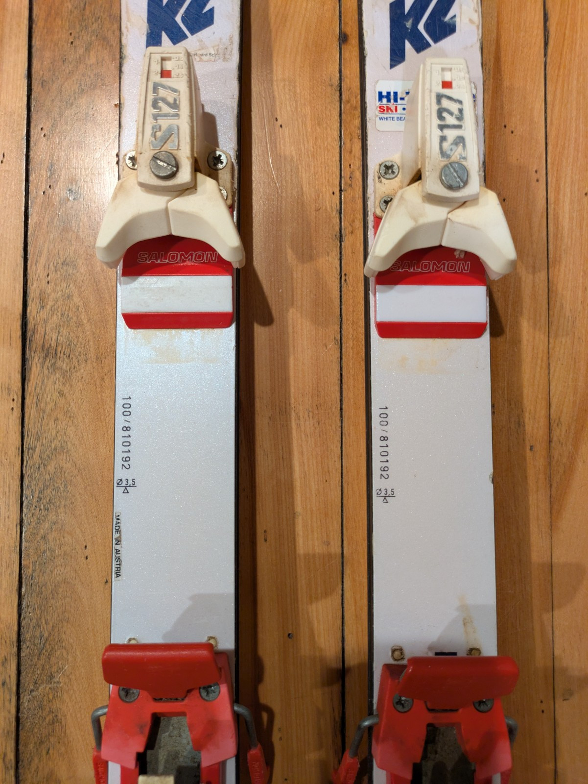 SALOMON SCI VINTAGE ANNI 80 K2 WALT DISNEY TEAM MICKEY YOUTH 39”