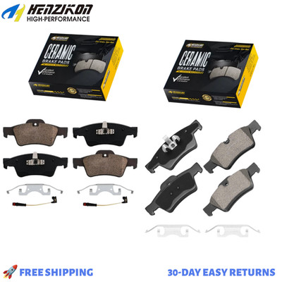 8x Front & Rear Ceramic Brake Pads for Mercedes-Benz W164 X164 GL450 GL550 ML350