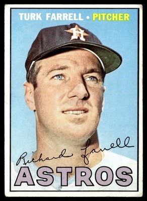 1967 Topps Turk Farrell - Houston Astros #190