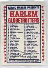 1992 Comic Images Harlem Globetrotters Checklist #90