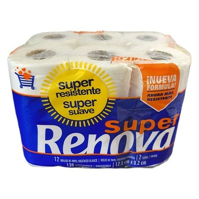 Renova Toilettenpapier Super White - 12 Rollen