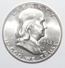 1952 Franklin Half Dollar CHOICE BRILLIANT UNCIRCULATED (H230)