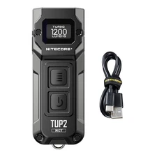 Nitecore TUP2 (TUP 2)  1200 Lumen MCT Rechargeable Keychain EDC Flashlight (BK)