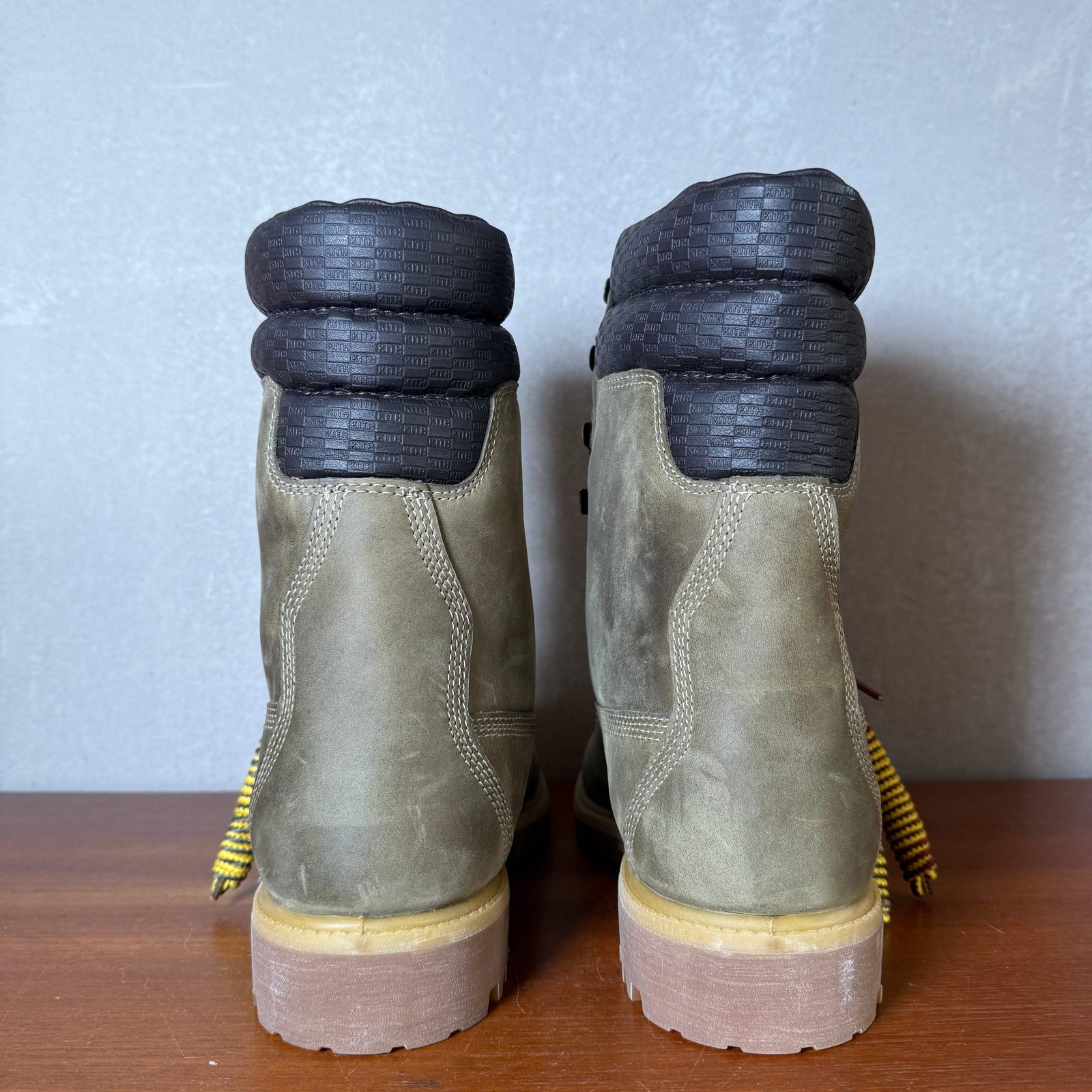 Timberland X KITH Premium Weatherproof Shearling Boots | Full Grain / Light Gree image 8