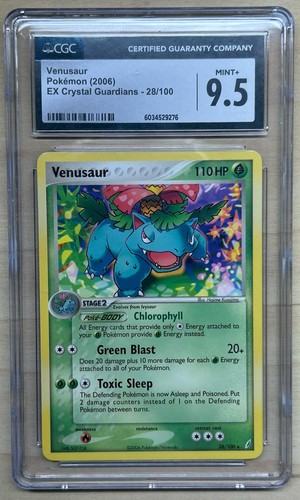 Venusaur graded CGC 9.5 for sale on eBay