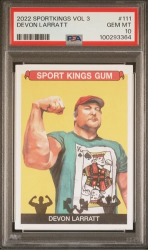 2022 Sport kings #111 Devon Larratt Rookie Card RC PSA 10 Gem Mint POP 7