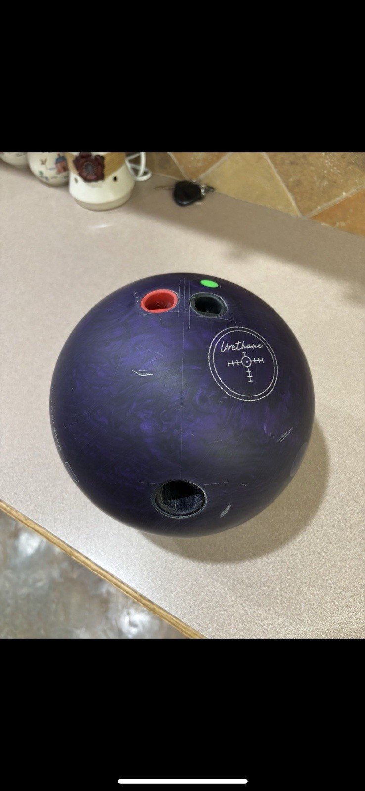 Purple Hammer Bowling Ball 15lbs 2017 (not Usbc Legal) Singl